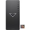 HP Victus 15L TG02-0004sl Desktop, AMD RYZEN 5 5600G, 16GB RAM DDR4, 512GB SSD, RTX 4060 8GB GDDR6, PSU 80 Plus Gold da 350W, Windows 11, 3 Mesi di PC Game Pass Incluso, Grigio