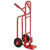 Bakaji Carrello Portapacchi Alluminio Peso Piuma 7KG Portata Max 200KG con Ruote Pneumatiche da 255mm, Base di Sollevamento Pieghevole (Carrello Verticale 2 Ruote Rosso)