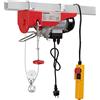 Stakmann Paranco Elettrico 1300W Argano Montacarico Fili Verricello Paranchi Elettrici Sollevatore Carico Sollevamento 220 V Sovraccarico Ascensore Con Telecomando (400kg/800kg)