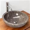 VITRA Lavabo da appoggio 45 cm in marmo naturale grigio - Artizan
