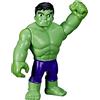 Hasbro Marvel, Spidey e i Suoi Fantastici Amici Supersized Hulk, Action Figure del Supereroe Giocattolo per Bambini da 3 anni in su, Personaggio alto 22,5 cm