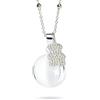 MAMIJUX Chiama Angeli Orsetto Mamma Idea Regalo Gravidanza Collana Donna Richiamo degli Angeli Catenina Acciaio
