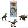 Mattel Jurassic World - Rivelazione del Dinoasuro a sorpresa, scopri il dinoasuro e immergilo in acqua calda per rivelare la decorazione completa, giocattolo per bambini, 4+ anni, JDC52