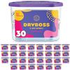 DRYBOSS Pack X 30 Deumidificatore Per Armadio Assorbi Umidità Antimuffa Sacchetti Anti Umidità Per Cassetti, Casa, Armadi E Vestiti Elimina Odori E Muffa Bustine Deumidificanti Con Cristalli Di Sale