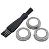 UDXVUXCX 3x Lame Di Ricambio For Testine Di Rasoio, Compatibili Con Philips Norelco, Rasoio Elettrico HQ40; HQ41 HQ801 HQ802 HQ803 HQ804HQ5860 HQ5858 HQ585 Testina Sostitutiva