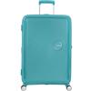 American Tourister Soundbox - Spinner L, Valigia, 77cm, 110 L, Turchese (Turquoise Tonic)