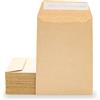 OFITURIA Buste di carta Kraft piccole con striscia di silicone per inviti o buste regalo per matrimoni, Comunioni o Battesimi. Buste per gioielli o semi - Ofituria (100 bustine, 100 x 145 mm)