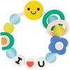 Infantino I Love U - Massaggiaggiagengive dell'amicizia in silicone morbido con diverse trame, colori brillanti e design maneggevole