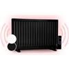 oneConcept Stufa Elettrica Basso Consumo, Termosifone Elettrico Silenzioso da 800W da Muro, Radiatore ad Olio Indipendente e Portatile Smart, Termosifone ad Olio con Touch Control e Termostato