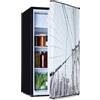 Klarstein CoolArt - Combinazione di Congelatore e Frigorifero, Frigo con 2 Livelli, Design Frontale, Termostato con 5 Livelli, 0-10 °C, Volume: 79 Litri, Motivo: Grande Città