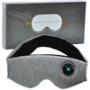 PJYU Maschera per occhi riscaldata, impacco caldo per occhi, maschera termica umida con fascia in velcro per trattamento blefarite e occhi secchi, 3 livelli di calore regolabili, lavabile e