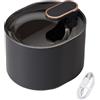 bephible Comoda fontana filtrante per animali domestici Pompa di ricarica USB 3 litri Filtri a 3 strati Ciotola facile da pulire per gatti cani Idratazione igienica Blu
