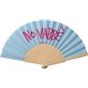 PIU' FORTY FOLDING FAN BAMBOO RIBS WITH FABRIC PRI Ventaglio