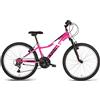 BICICLETTA DINO BIKES MISURA 24 MTB FRONT BICI AURELIA DONNA ART. 424DS 18V