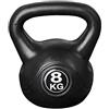 Vivol Kettlebell - Manubrio in vinile da 8 kg, con rivestimento in plastica premium e imbottitura in cemento, per palestra, crossfit e fitness a casa