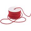 Decoraparty Cordino Rosso da 3 mm, Nastrino Intrecciato Rotolo Cordoncino Elegante per Confezioni Regalo, Natale, San Valentino, Capodanno, Creazioni, in Poliestere Cotone - 3 mm x 25 metri