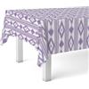 Martina Home Tovaglia in tela cerata MALLORQUÍ lilla 100 x 140 cm