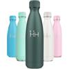 KollyKolla Borraccia Termica 500ml, Borraccia Doppia Parete Isolata, Senza BPA, Riutilizzabile, Bottiglia Acqua in Acciaio Inox, Antigoccia, Bottiglia per Scuola, Ufficio, Viaggi, Palestra, Sport, Campeggio