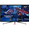 ASUS ROG Strix XG438QR, Monitor Gaming HDR da 43, 4K (3840x2160), 120Hz, AMD Freesync 2 HDR, HDMI 2.1, Antiriflesso, Gameplus, DisplayHDR 600, DCI-P3 90%, Telecomando, Nero
