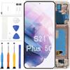 LADYSON Schermo LCD TFT per Samsung Galaxy S21 + S21 Plus 5G SM-G996B SM-G996B/DS SM-G996U Display LCD Touch Digitizer Assembly Ricambio Kit di Riparazione con Telaio (Oro)