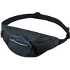 WATERFLY Marsupio Grande Donna Uomo: Tracolla Sportivo Marsupio da Viaggio Alla Moda Marsupio da Viaggio per Camminare, Corsa, Jogging, Escursionismo, Grigio