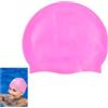 LiJuanWang Silicone Junior Cuffia Unisex,Cuffia Nuoto per donna e uomo,Cuffia Piscina per adulti,Silicon Cap,Cuffie da nuoto capelli lunghi,Pink