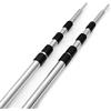 outdoorer PocketPoles UL (2 pezzi - 4 pezzi) Barre ultraleggere, in alluminio, piccole con dimensioni minipack 43 cm corte, aste per tenda o tenda leggera, aste telescopiche per trekking