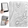 HoYiXi Universale Custodia per 6.8 pollice,7 pollice eReader Compatibilità Kindle Paperwhite/Kobo Clara HD/Kobo Clara 2E/PocketBook/Tolino/Sony 6"-6.8" E-Book Reader Cover Case,Mountain White