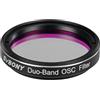 Svbony Filtro per telescopio SV220 a doppia banda, filtro per nebulosa a banda stretta H-Alfa e O-III per fotocamere a colori One-Shot, filtro per l'inquinamento luminoso per astrofotografia (3,2 cm)