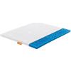 Marcapiuma Topper in Memory Matrimoniale 160x190 Alto 5 cm LEVANTE H2 Morbido SUPER TRASPIRANTE Sfoderabile Antiacaro Antibatterico 100% Made in Italy