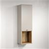 Matelpro trendteam smart living - Sao Paulo - Pensile - Cashmir (beige)/rovere Evoke - Armadietto soggiorno con 2 ripiani regolabili - (L x A x P) 40 x 130 x 37 cm - Porta a chiusura morbida