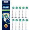 Oral-B BRAUN EB50 8+2 BACTPROTECT Crossaction Bacterial Protection Toothbrush Heads Prevent Bacterial Growth on Bristles - 10 unita