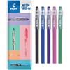 PILOT FriXion Ball Stick 07-0,7mm Punta - Penne a Inchiostro Gel Cancellabile - In Confezione Regalo a Busta (Portafoglio Insegnante da 5)