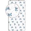 Jerry Fabrics Disney Stitch Lenzuolo con angoli Stitch Ohana bianco, 90 x 200 cm, 100% cotone