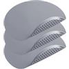 Tongjude Tappetino in silicone per microonde - 11.7 x 11.7 - Set di 3 tappetini in silicone per asciugare, proteggere dalle fuoriuscite, lavabili in lavastoviglie