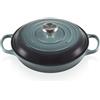 Le Creuset Tegame basso Evolution in ghisa vetrificata, Rotondo, Ø 26 cm, Ocean, 21180263602430