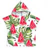 Proumhang Poncho da Surf/Bagno/Piscina/Spiaggia per Bambini,Asciugamano con Cappuccio in Microfibra,Accappatoio da Spiaggia,Asciugamani Poncho con Cappuccio per Ragazzi e Ragazze Modalità 10 75x60cm