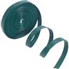 GORGECRAFT 5mx10mmx1mm Cordoncino in Pelle Piatta Pelle Grana Litchi Verde Scuro Cinturino in Pelle PU Bifacciale Strisce in Pelle Pieghevoli per Progetti Artigianali Fai da Te Collari per Animali