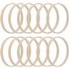 Anelli in Legno per Macramè – 5 cm, Ideali per Decorazioni e Fai-da-Te - Tricot Cafè