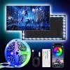 Liwqolx 5 Metri Retroilluminazione LED TV, 30 LED/Metro, Striscia LED con Telecomando & APP Controllo per 50-70 pollici, Alimentazione USB per TV PC Monitor Sala Giochi