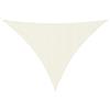 vidaXL Parasole a Vela Oxford Triangolare 3x4x5 m Crema