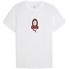 A.C. Milan T-Shirt FtblCulture Maglietta con Logo Puma, Prodotto Ufficiale, Bianco, L Unisex-Adulto
