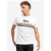 Lonsdale Nelson T-Shirt, Bianco, XS Uomo