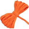 Aerzetix - C77230 - Nastro bordatore 9 Metri x 10mm - in Cotone - Colore Arancione - passamaneria gallone Abbigliamento Cuscini trapunte
