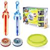 INFINITY NADO Trottole Battle Arena Set, bambini trottola giocattoli 2PCS, batting top contro i giocattoli con mini spada lanciatore, trottola per ragazzi e ragazze 5 6 7 8 9 10 11 12 anni e oltre