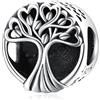 Eusense Albero della Vita Charms in argento 925 Albero della Vita Bead per Bracciale Pandora, Charms di famiglia per Bracciale Europeo
