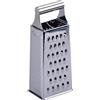 Fackelmann Grattugia quadrata Essential in acciaio inox, multifunzione per formaggio, verdura, frutta e cioccolato, lavabile in lavastoviglie, antiruggine