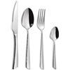 Comas Nice 18% 24 Pezzi Set di Posate, Argento