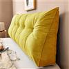 Yanman Grande cuscino a cuneo testiera triangolare riposo lettura cuscino lombare, cuscino di sostegno lombare vita schienale, morbido divano posto cuscino 150 x 50 x 20 cm