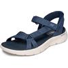 Skechers Donna Go Walk Flex Sandal Illuminate Slip-In ALLENATRICE, Mauve Textile, 40 EU